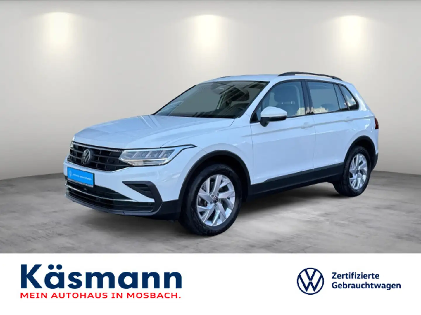 Volkswagen Tiguan 2.0TDI 4M AHK NAVI ACC LED SHZ Weiß - 1