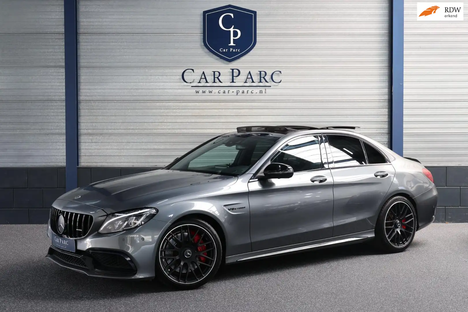 Mercedes-Benz C 63 AMG S KUIPSTOELEN/SFEER/PANORAMADAK/LEER+S.VERWARMING/ Grijs - 1