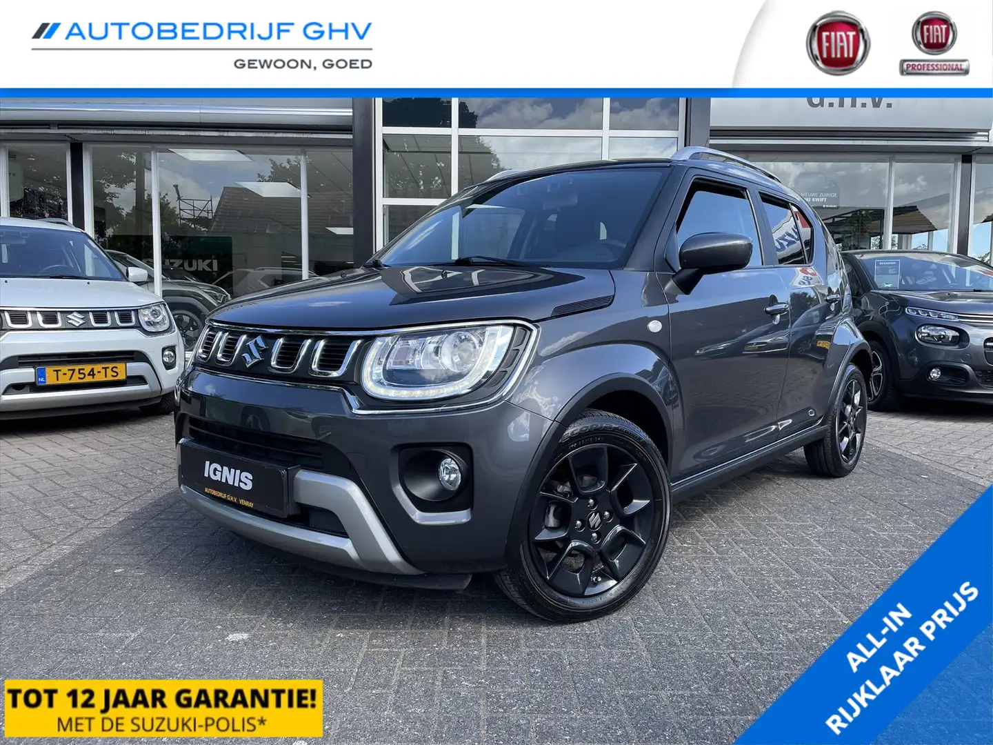 Suzuki Ignis 1.2 Smart Hybrid 83pk CVT Select | Navigatie | Gris - 1