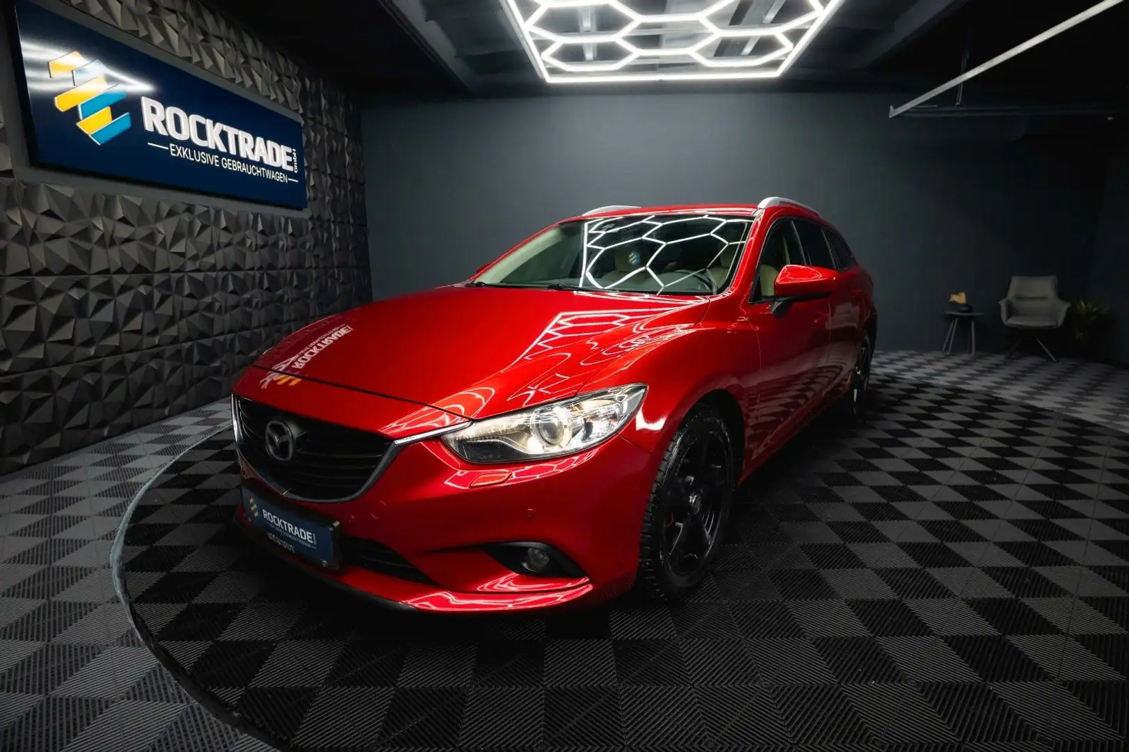 Mazda 6 Kombi Sports-Line Sky*LED*Navi*Kamera*TÜV Neu* Rouge - 2