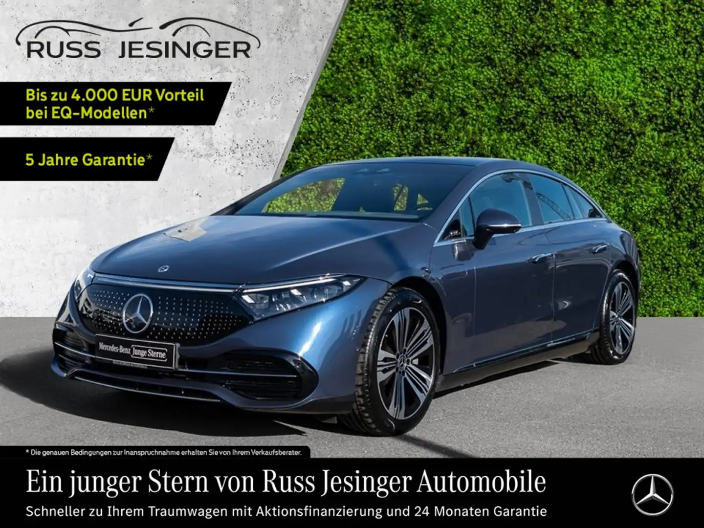 Mercedes-Benz EQS 450+ *AHK*360*HUD*OLED*Pano*Burm*HUD*D.Light Albastru - 2