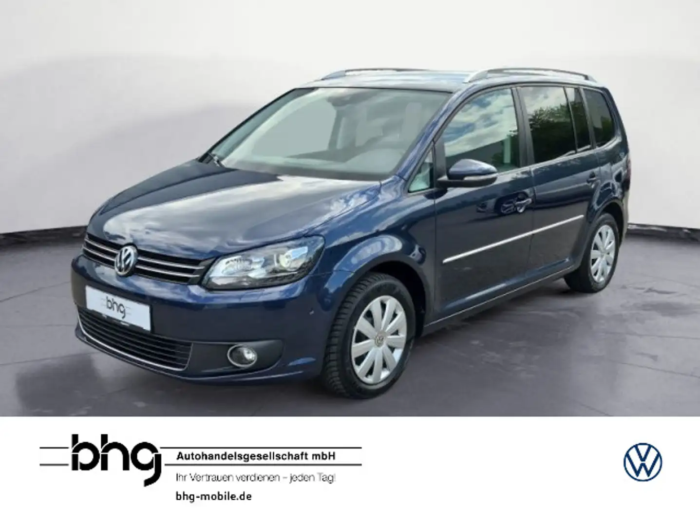 Volkswagen Touran Highline 2.0 TDI DSG Blauw - 1