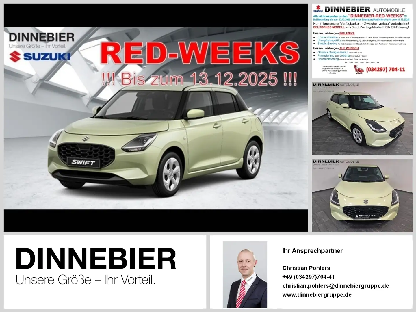 Suzuki Swift Comfort (MT)    *5 Jahre Garantie* Amarillo - 1