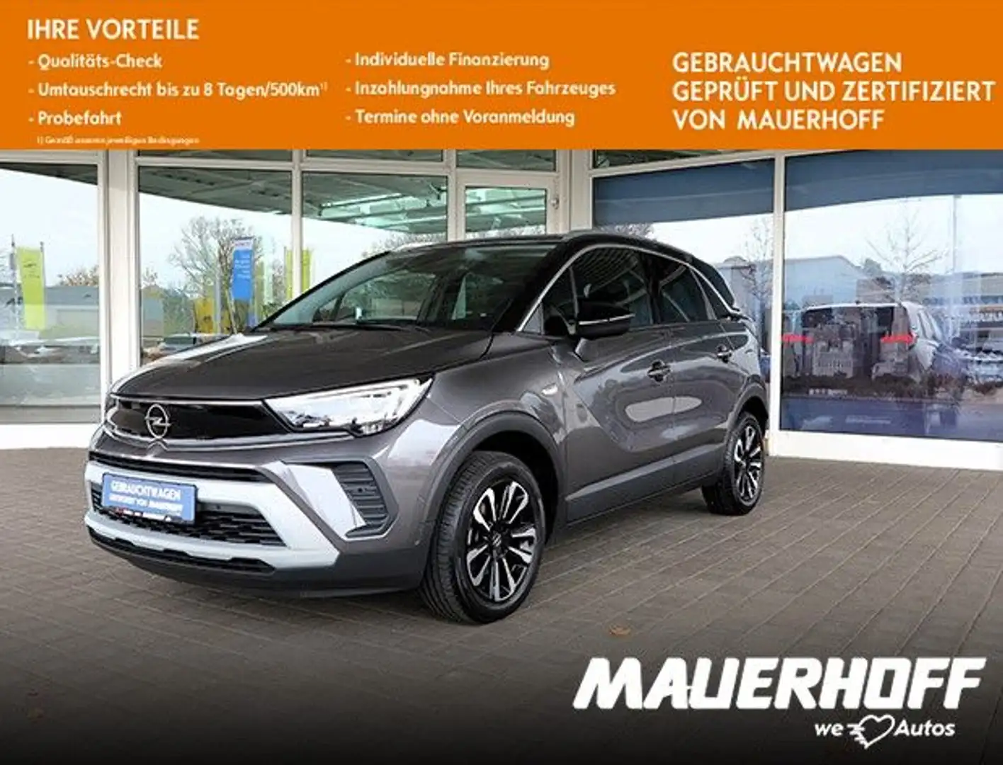 Opel Crossland X Crossland ELEG | Navi | Kamera | Panoramadach Grau - 1