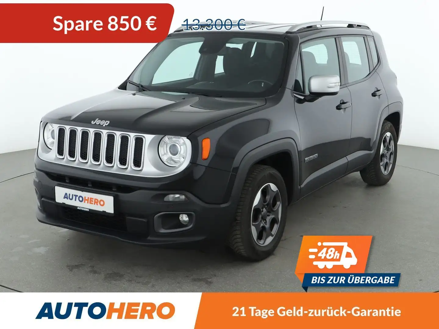 Jeep Renegade 1.4 M-Air Limited FWD *BI-XENON*TEMPO*PDC*SHZ* Schwarz - 1
