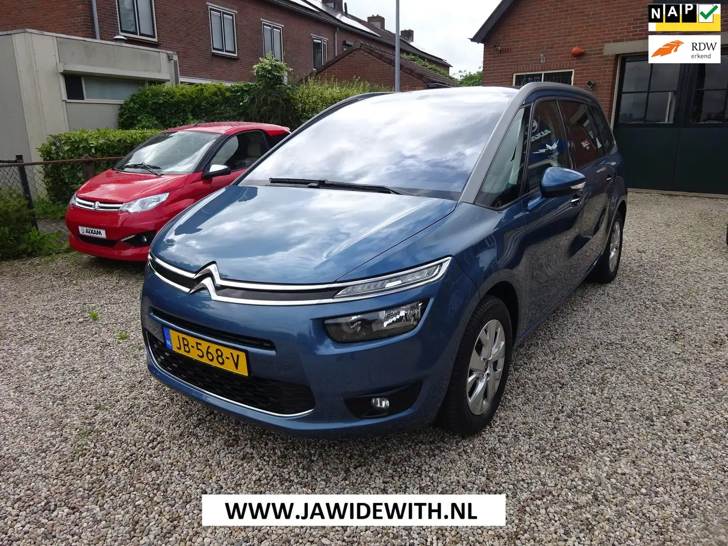 Citroen Grand C4 Picasso 1.6 e-THP Business 7 pers., Automaat, Climate cont Blauw - 1