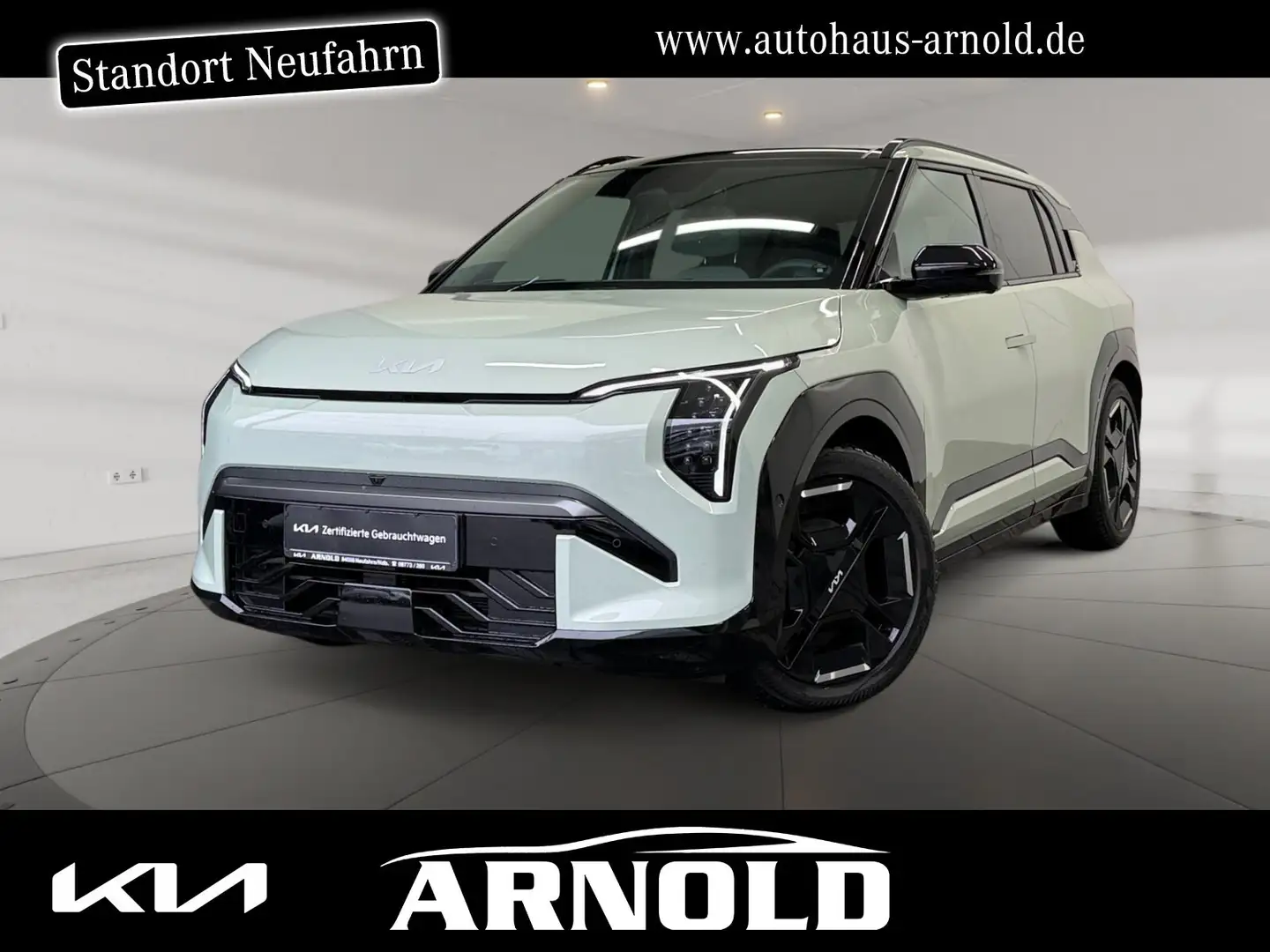 Kia EV3 EV3 81,4 kWh GT-Line WP AHK HuD 360° Sitzluft ! Grün - 1