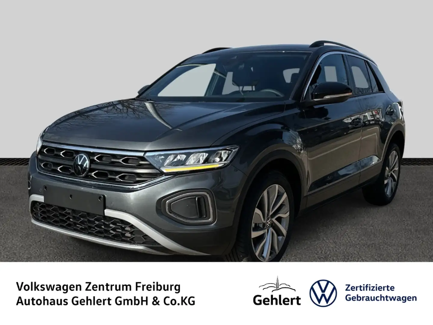 Volkswagen T-Roc Goal 1.0 TSI Navi LED ACC Rückfahrkamera Grau - 1