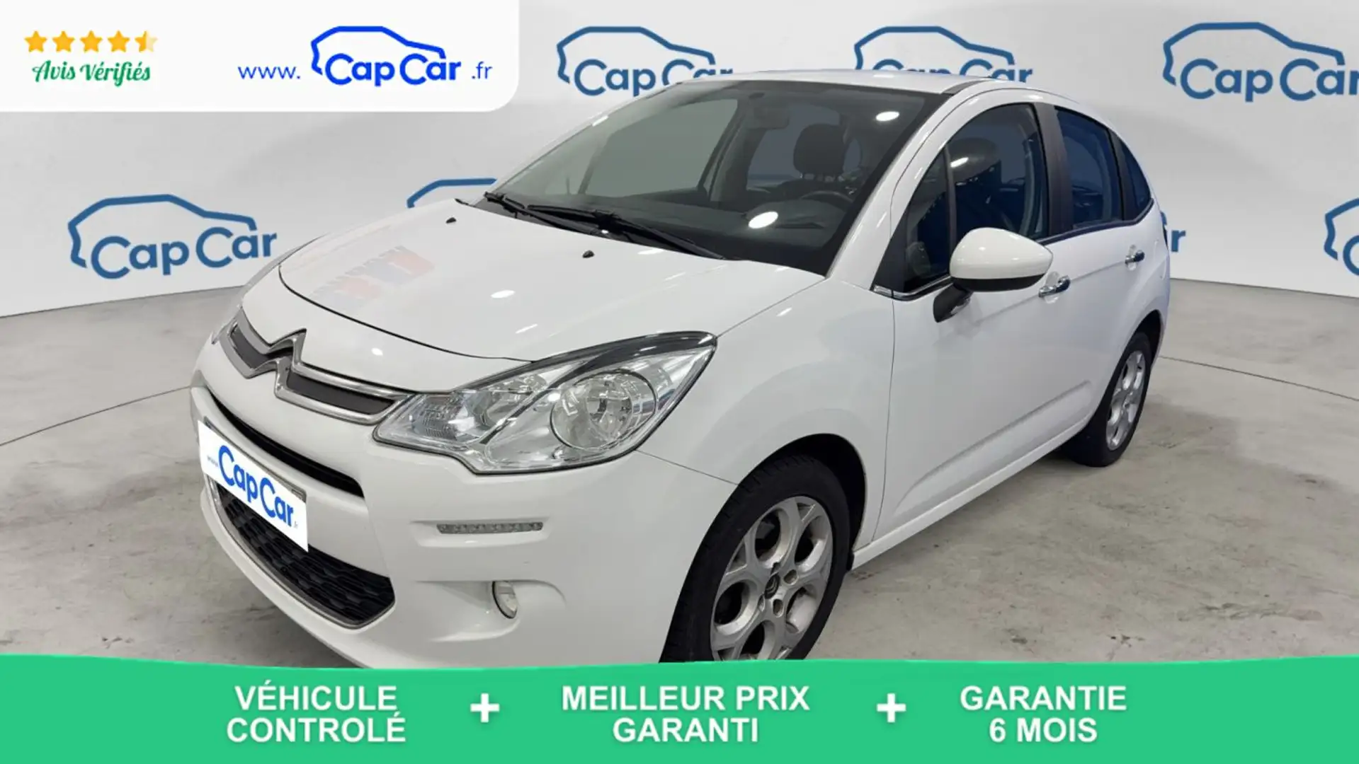 Citroen C3 II 1.4 HDi 70 Airdream Blanc - 1