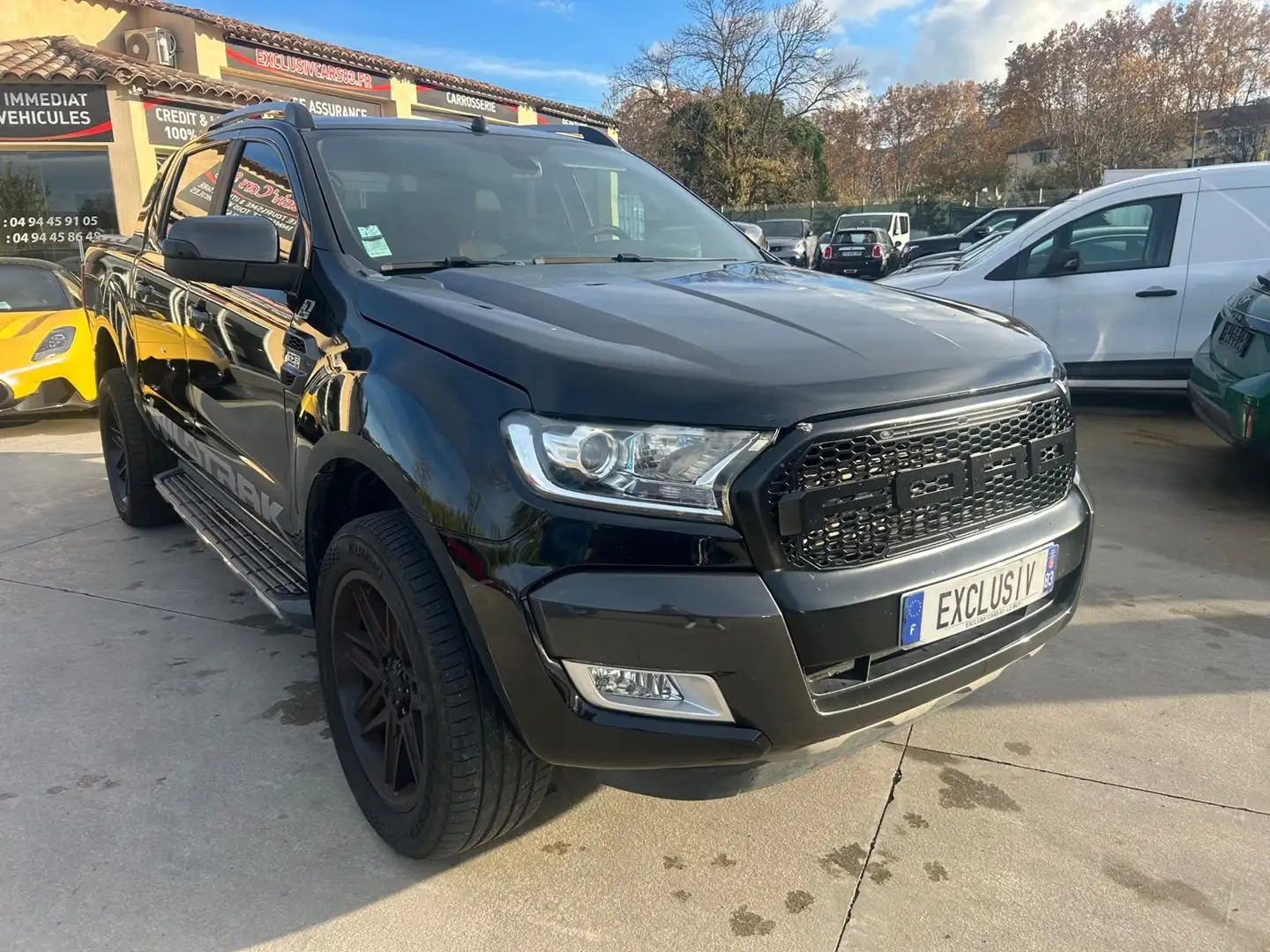 Ford Ranger 3.2 TDCI 200CH DOUBLE CABINE WILDTRAK BVA Schwarz - 2