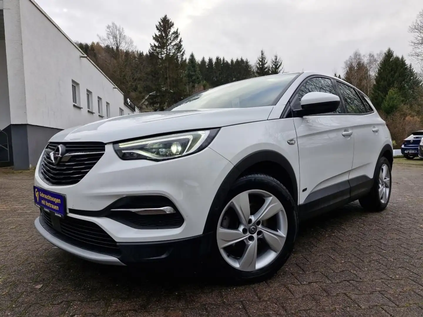 Opel Grandland X 1.6T PHEV AGR Sitze+Keyless Weiß - 1