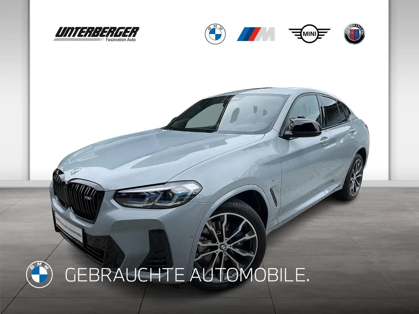 BMW X4 M 40i Laserlicht-Head Up-Harman Kardon Surround HiFi Gris - 1