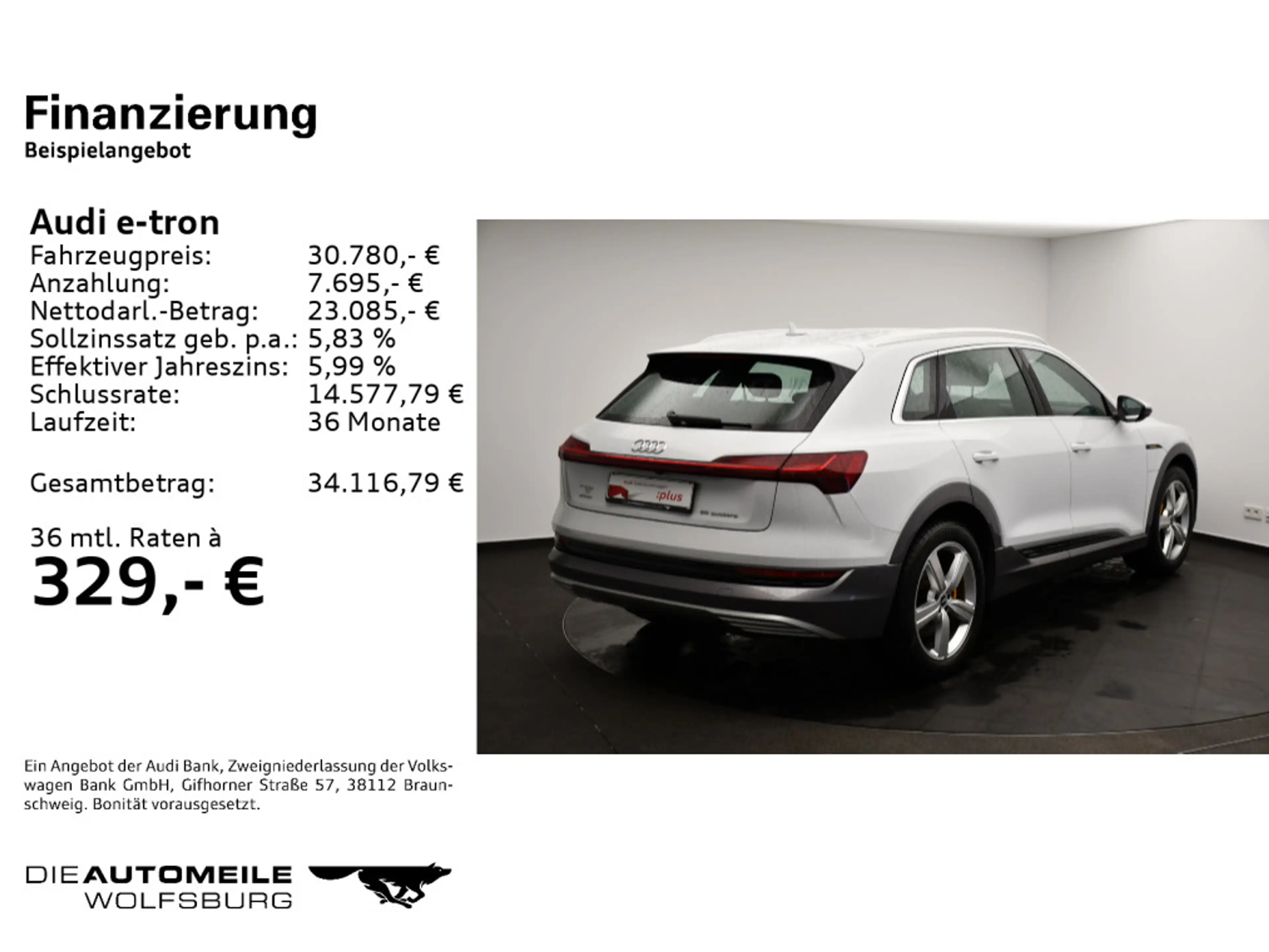Audi e-tron 55 quattro advanced AHK/Rückkam/ACC — photo 2