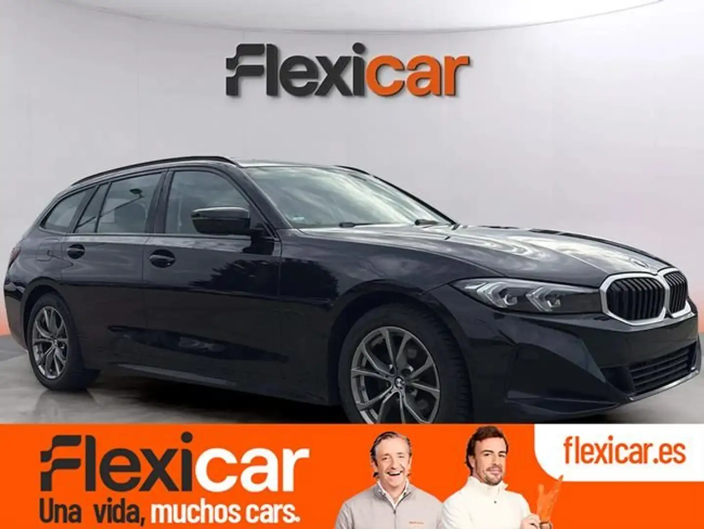 BMW 320 320d Auto.Touring Negro - 1