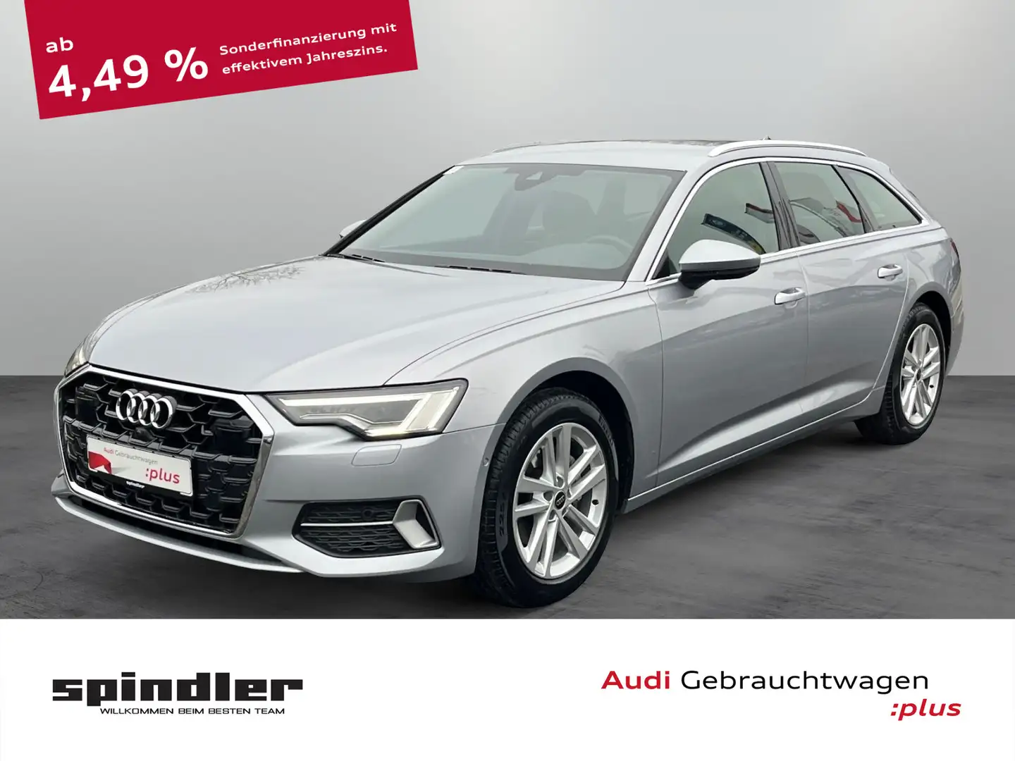 Audi A6 advanced 40TDI S-tronic/ Navi, AHK, LED Silber - 1