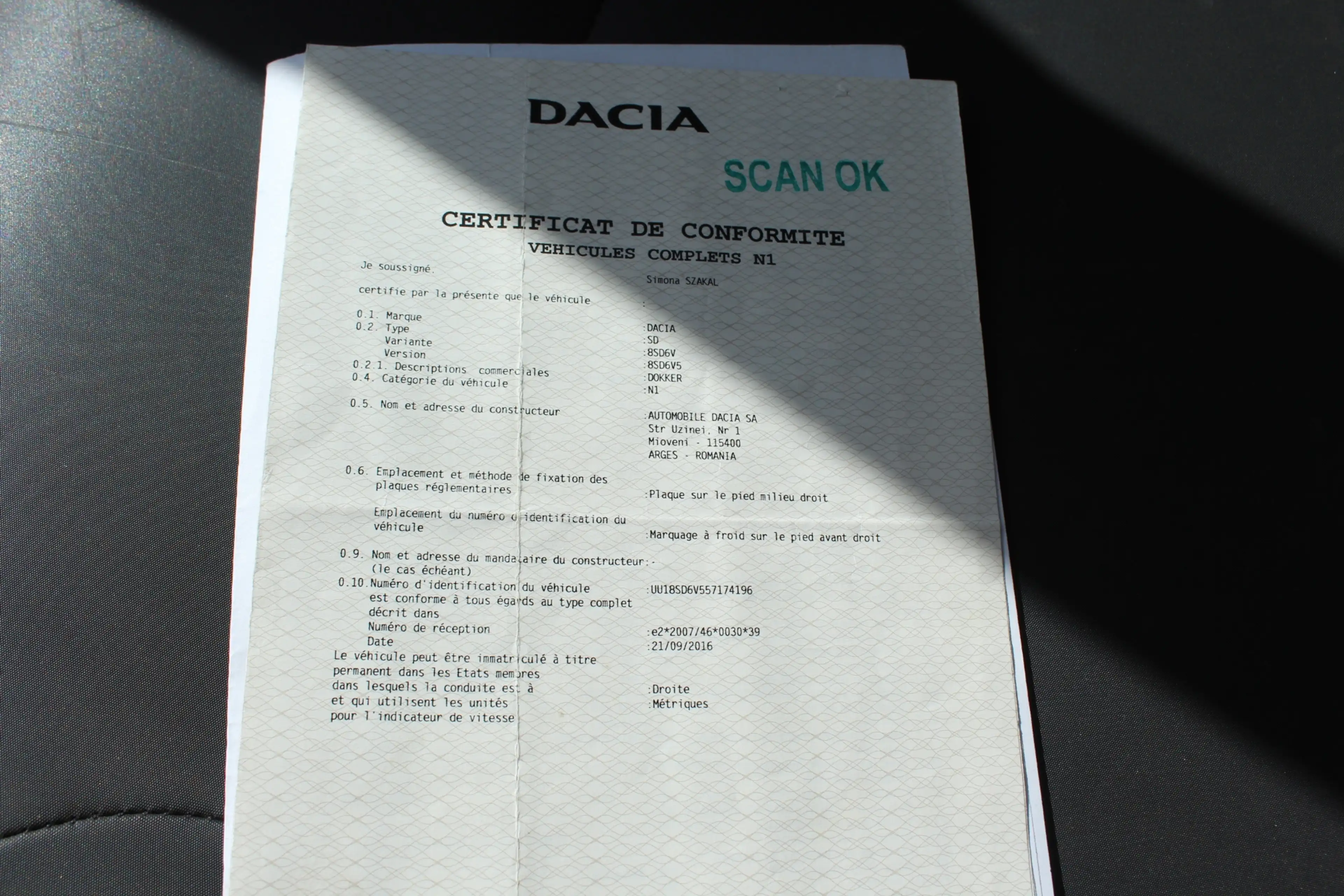 Dacia Dokker 1.6 MPI 100 Basic tekhaak BENZINE — photo 21