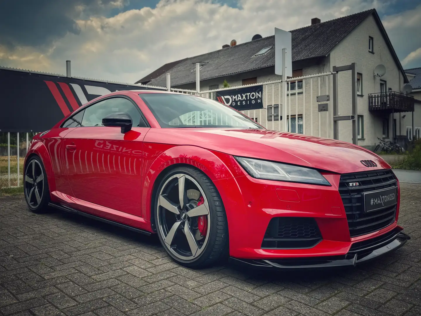 Audi TTS Coupe S tronic Rojo - 2