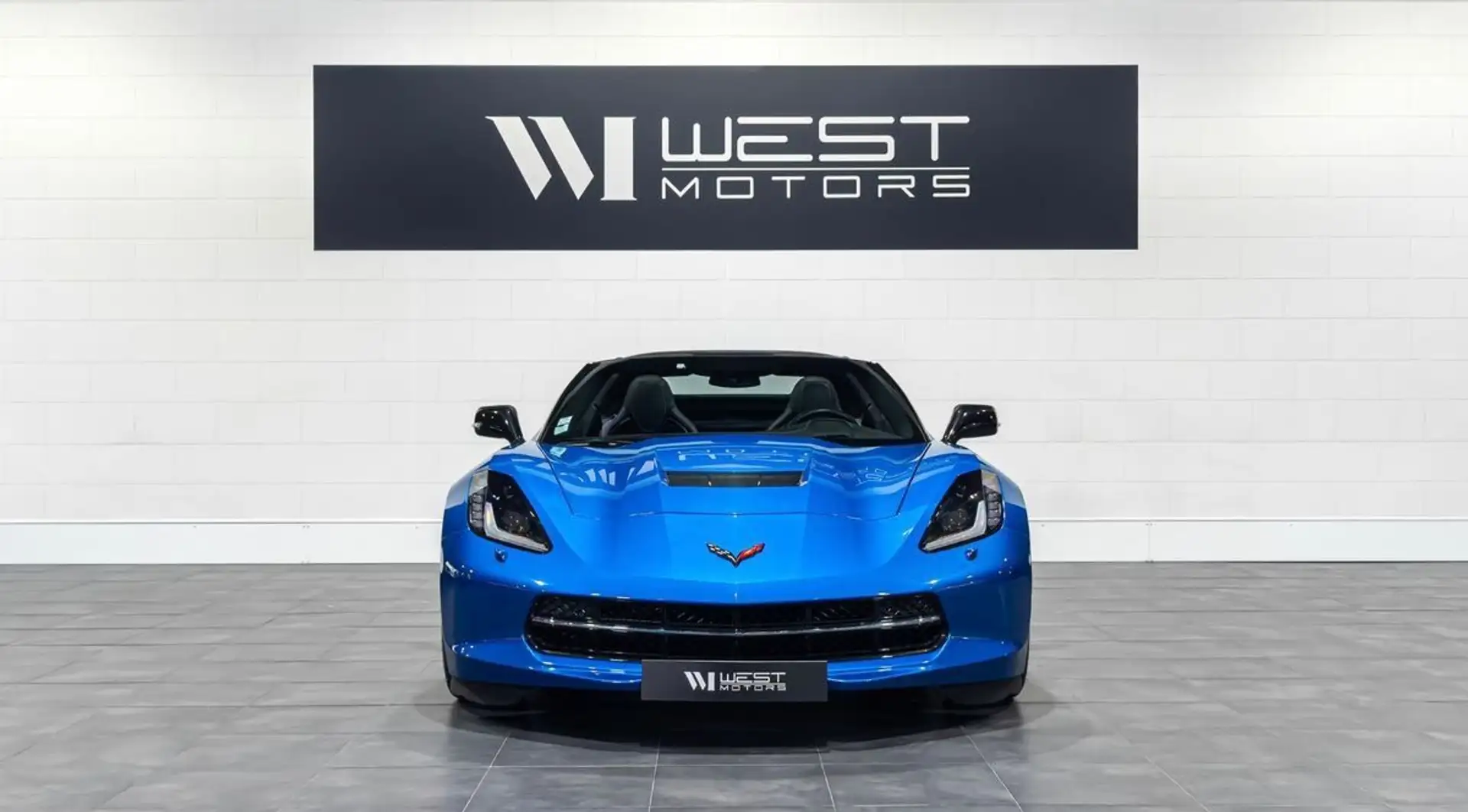 Chevrolet Corvette Stingray Z51 V8 466 – Française Shifter MGW Sièges Compétition Carbone Cam. Recul Bose 852EMOIS Blau - 2