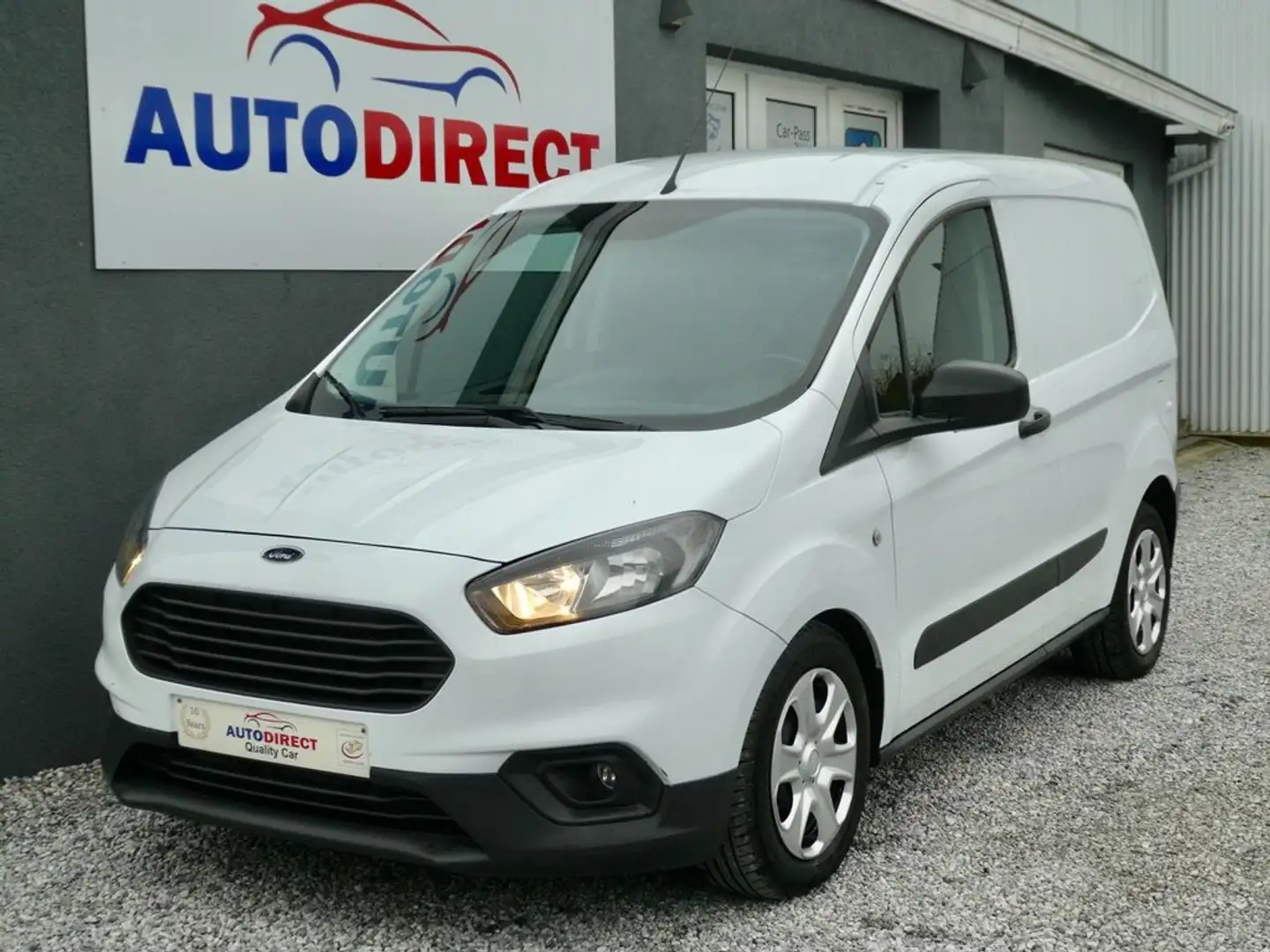 Ford Transit Courier 1.5D Utilitaire Navi, Airco, Carplay, *8220+Tva* Blanc - 1
