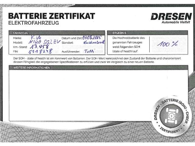 Kia Niro EV NAVI,KAMERA,SITZHZG,CARPLAY,KLIMA,DAB