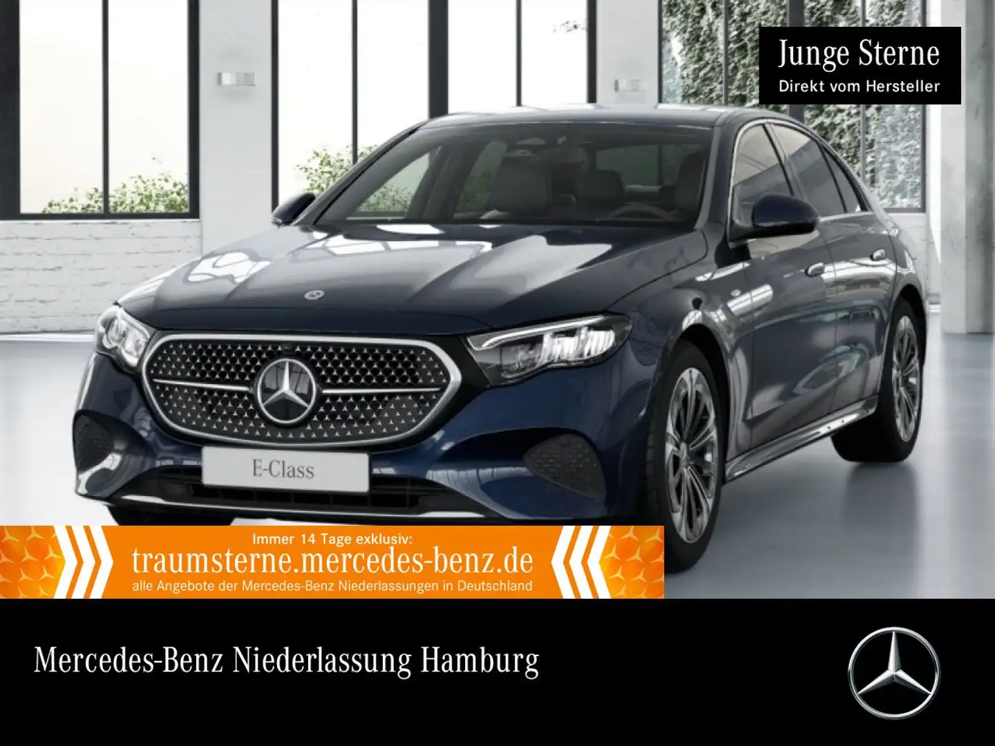 Mercedes-Benz E 300 de Hybrid Avantgarde 360° Distr. LED AHK PTS Blau - 1