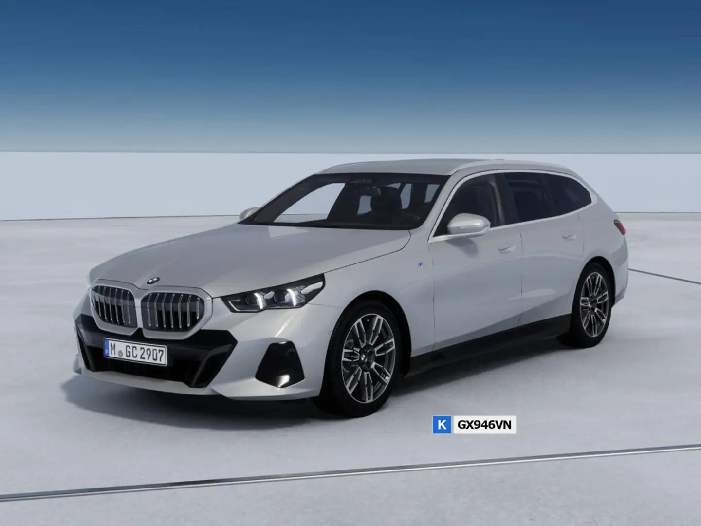 BMW 520 d 48V Touring MSport Gris - 1