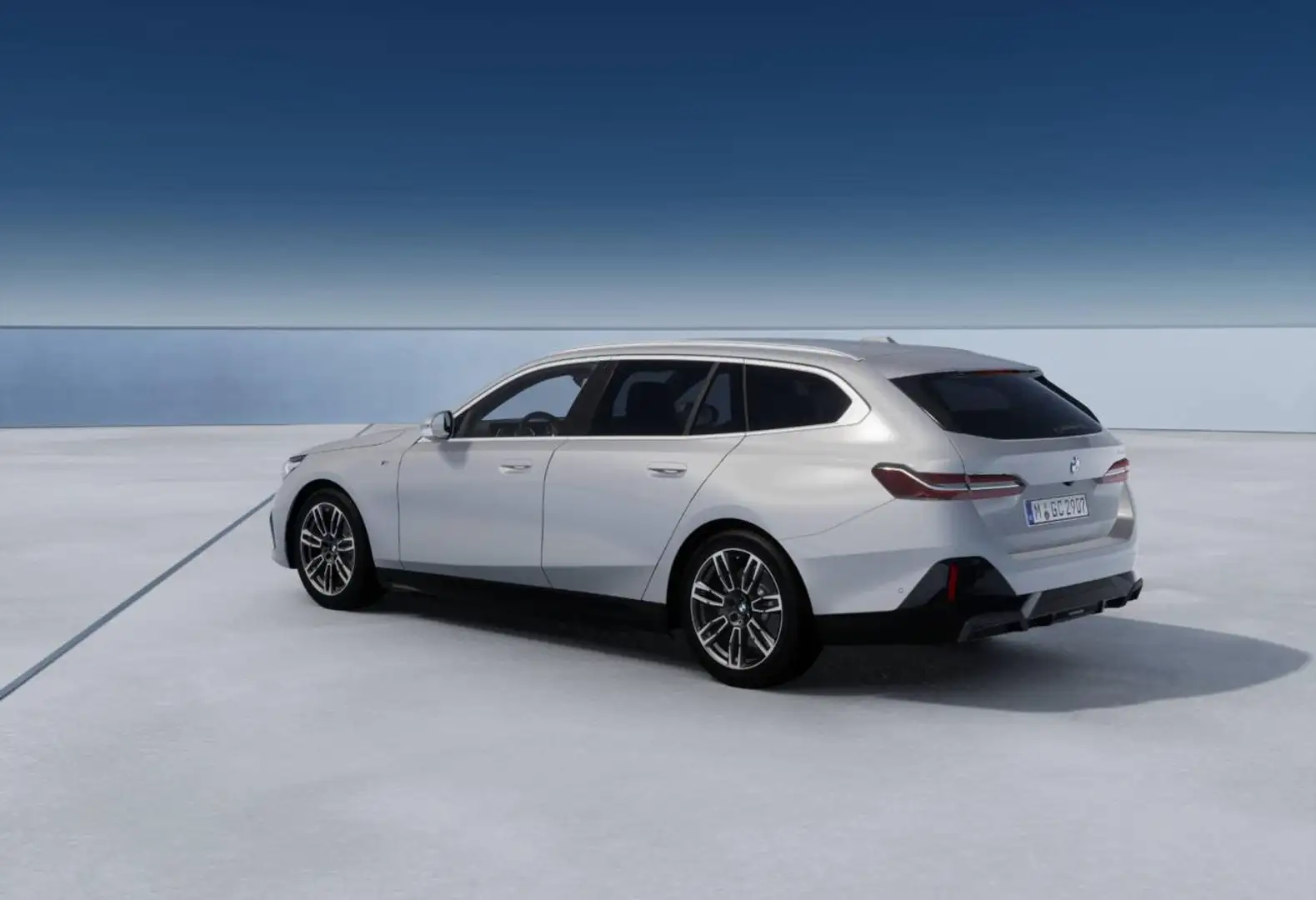 BMW 520 d 48V Touring MSport Gris - 2
