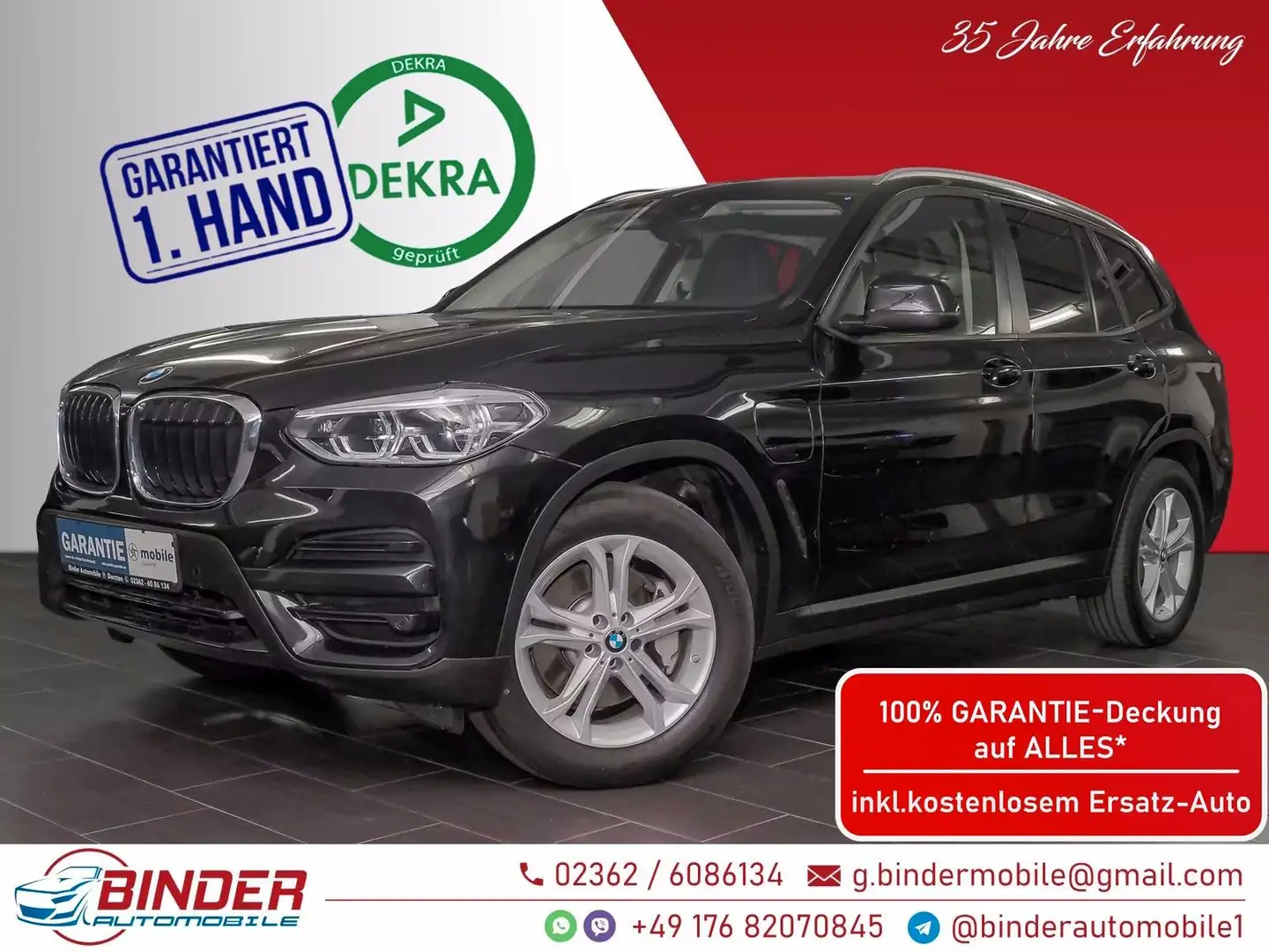 BMW X3 xDrive 30 e Advantage*ALLE INSPEKT*TÜV NEU* Schwarz - 1