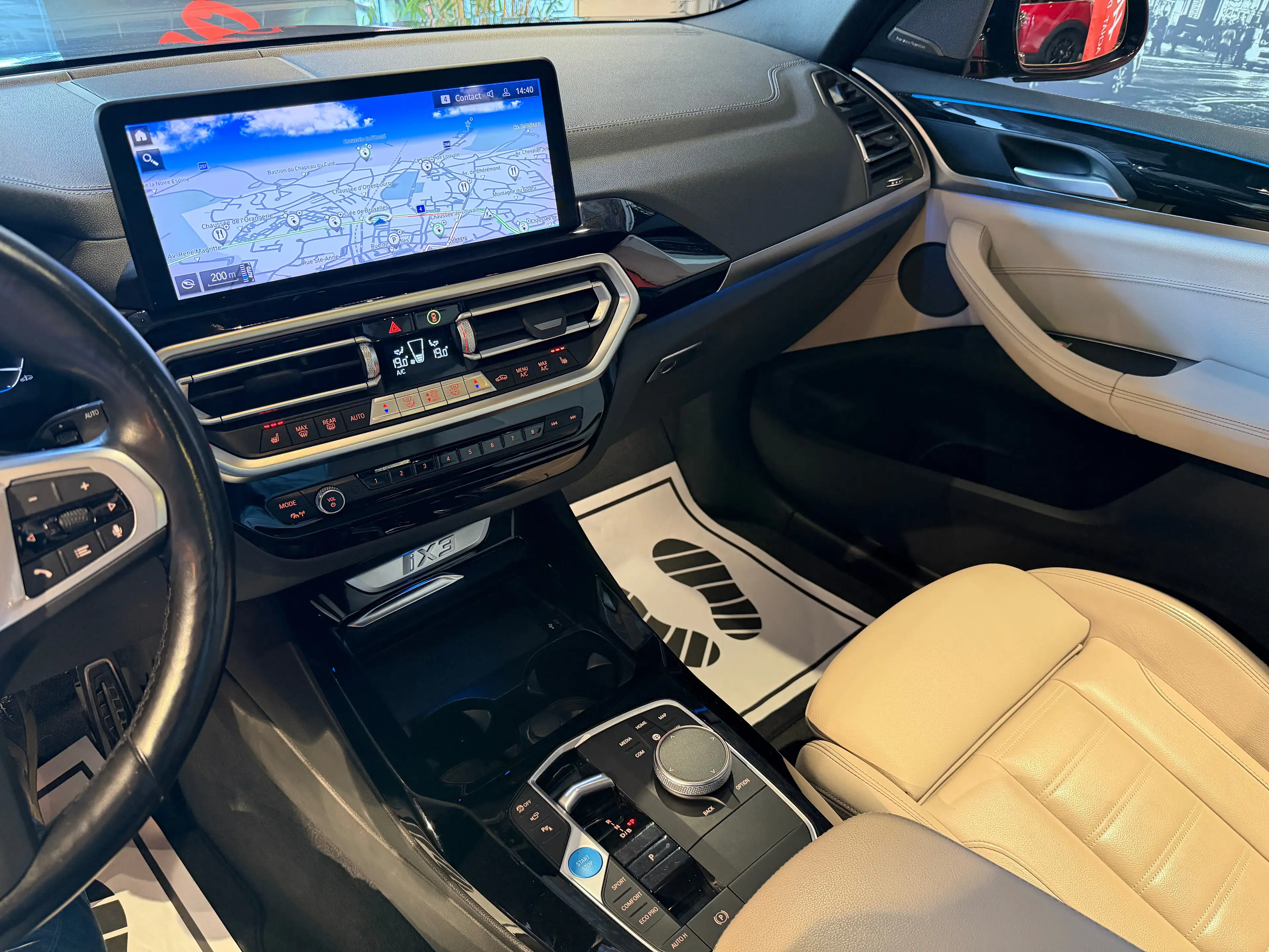 BMW iX3 80 kWh * NEW LIFT * FULL OPTIONS * H/K * PACK M * PANO * CARBONCSCHARZ * 1ER PROPRIO — photo 15