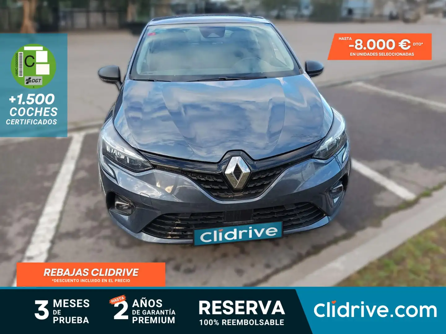 Renault Clio Sce Life 49kW Gris - 1