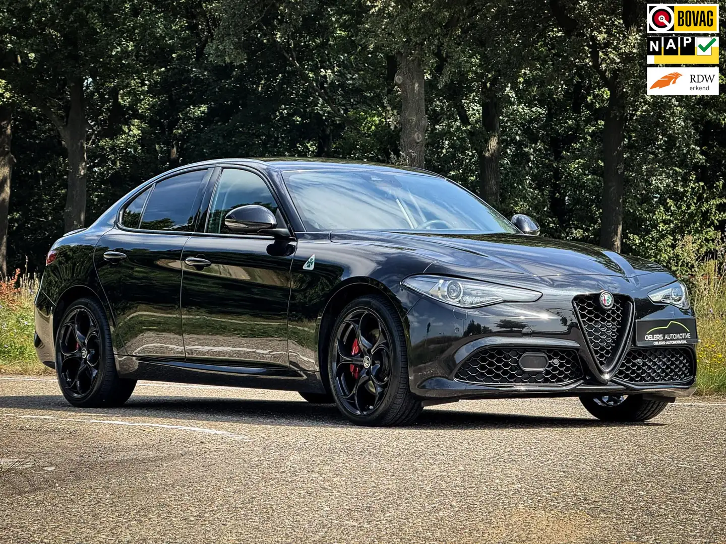 Alfa Romeo Giulia 2.0 T AWD Veloce | Clima | Cruise | Navi | Camera Zwart - 1