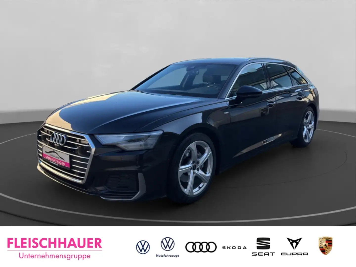 Audi A6 40 TDI 2x S-Line AHK Audi pre sense 360° Navi Schwarz - 1