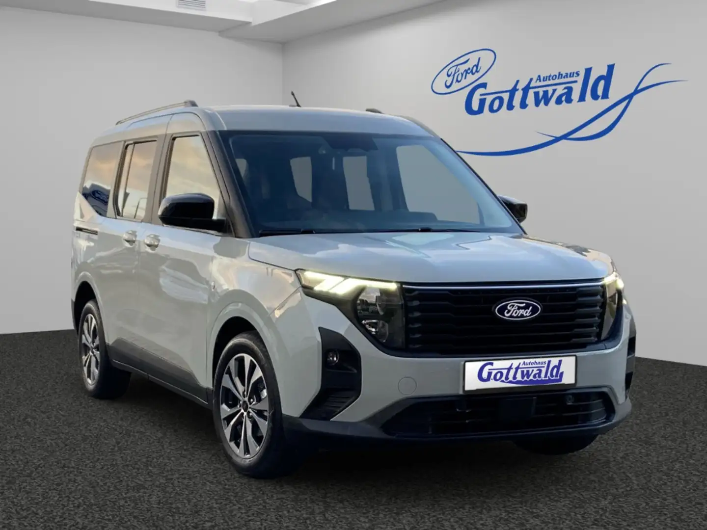 Ford Tourneo Courier Titanium Winter-P. 17'' LMR RFK Navi PDC DAB Grau - 1