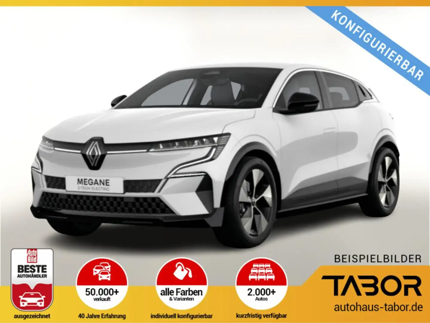 Renault Megane E-Tech Techno 220 Comfort Range Weiß - 1