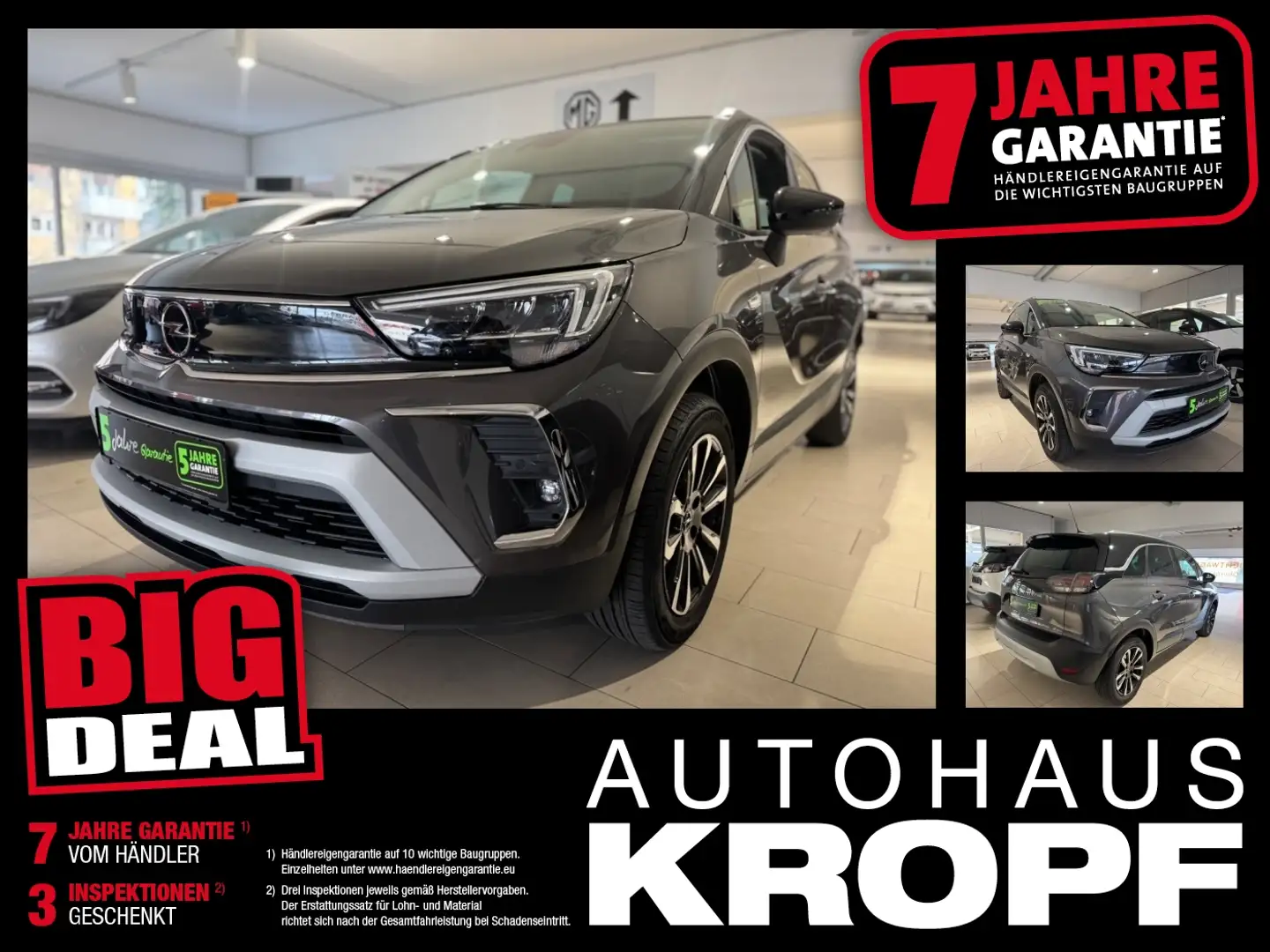 Opel Crossland 1.2T *8-FACH*Sitzheizung,Lenkradheizung Grau - 1