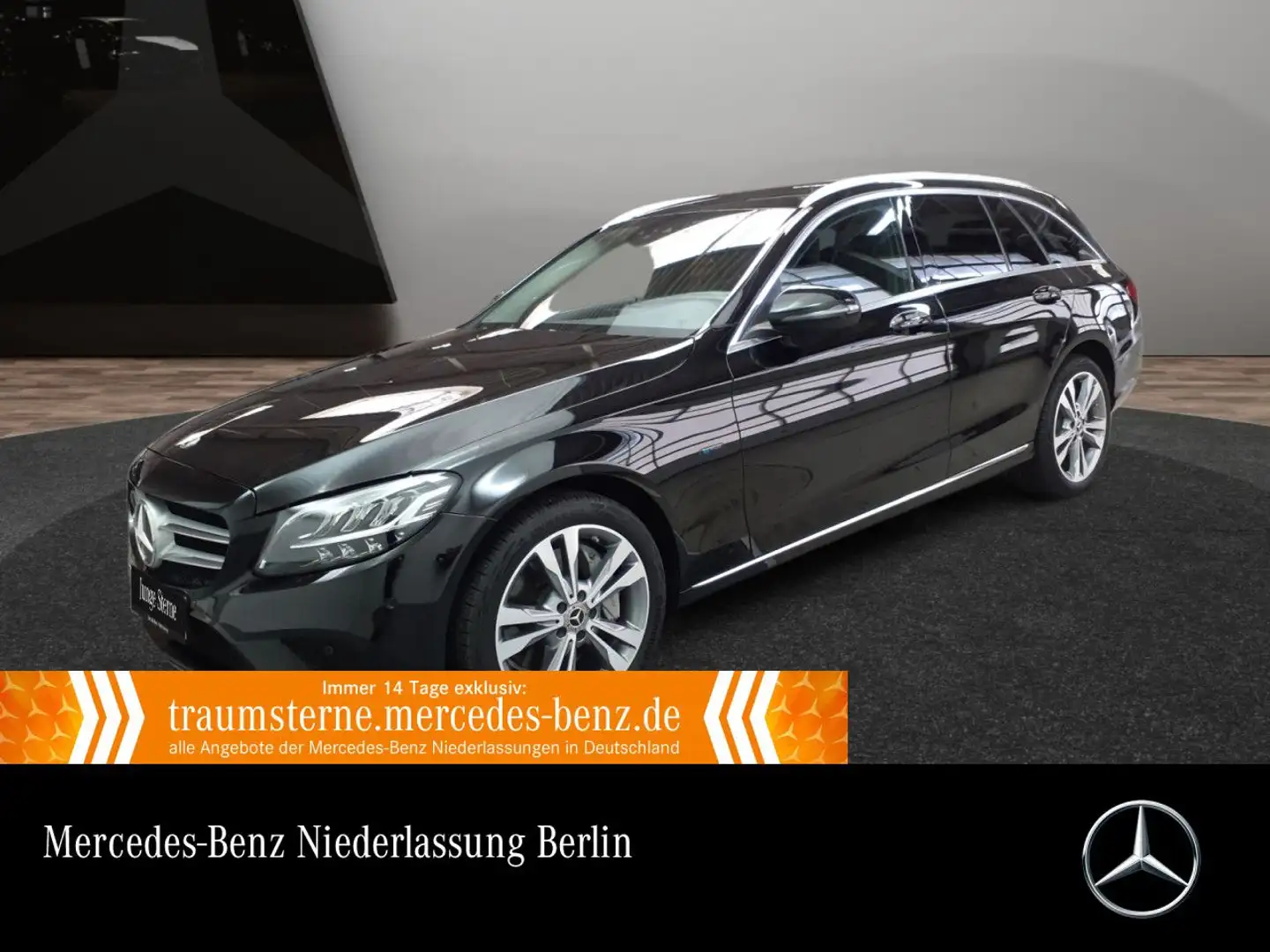 Mercedes-Benz C 300 de T AVANTG+AHK+LED+KAMERA+SPUR+TOTW+KEYLESS Schwarz - 1