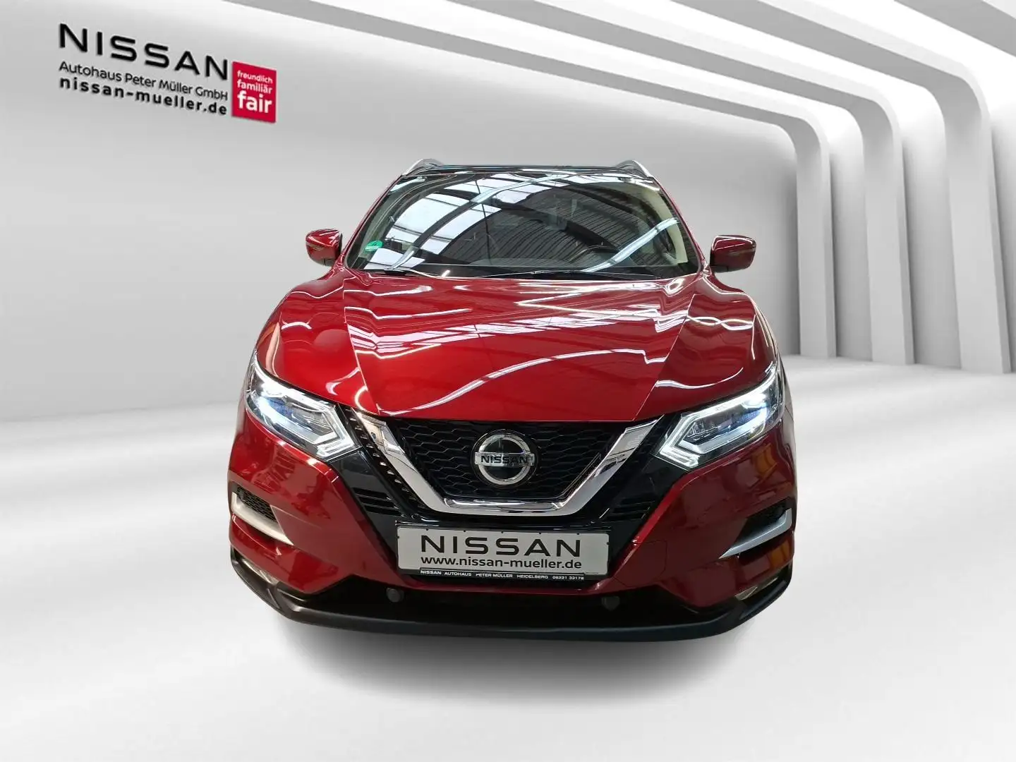 Nissan Qashqai 1.3 DIG-T 160 PS DCT 4x2 AKARI PGD 19" Rouge - 2