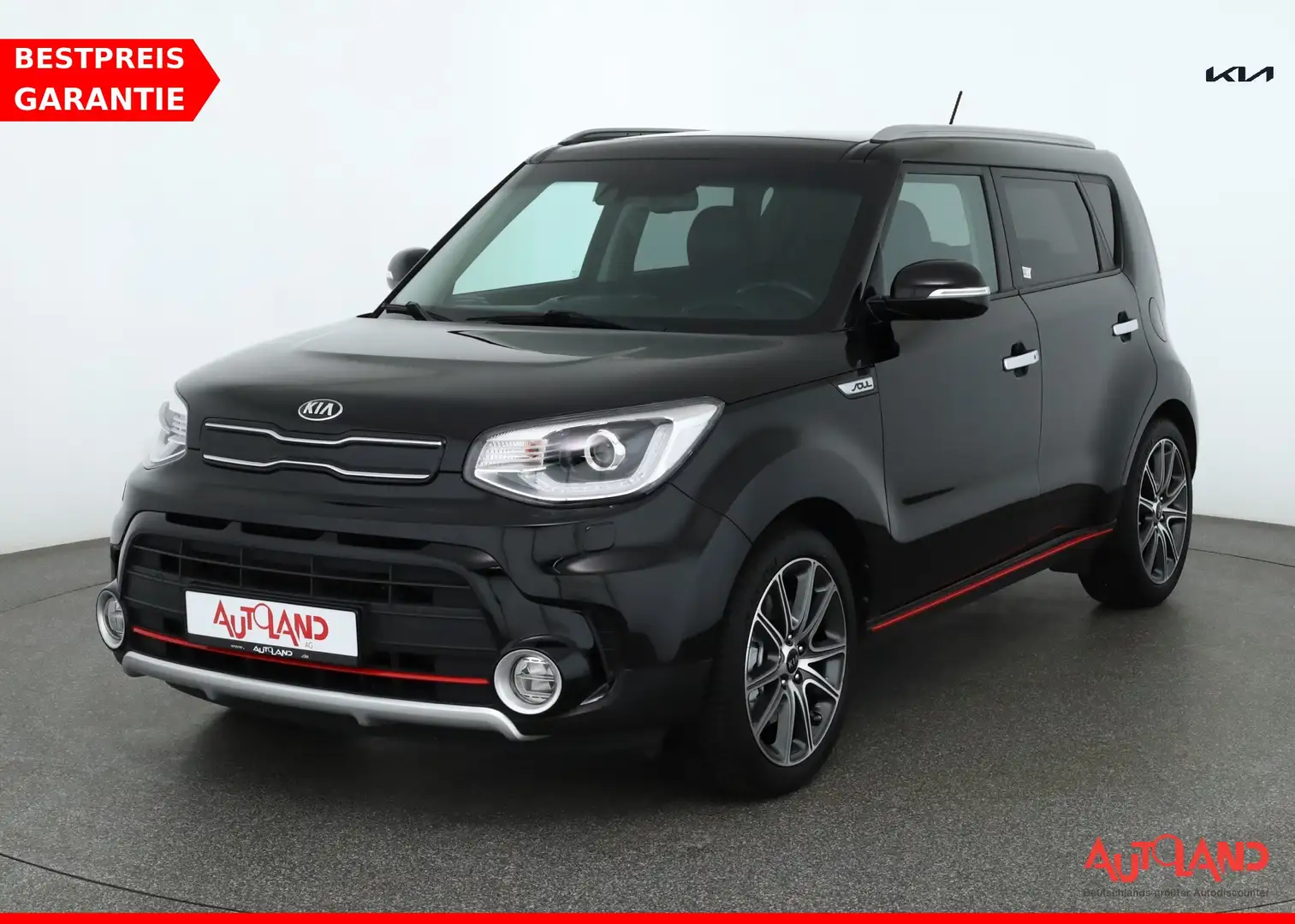 Kia Soul 1.6 T-GDI Turbo Aut. Panorama Kamera AHK Schwarz - 1