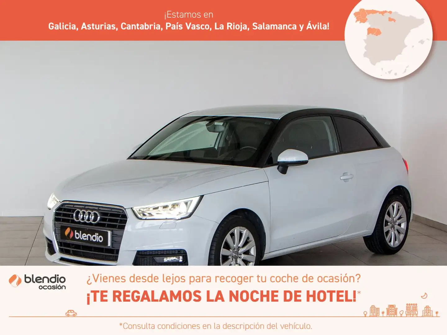 Audi A1 Sportback 1.6TDI Design Blanco - 1