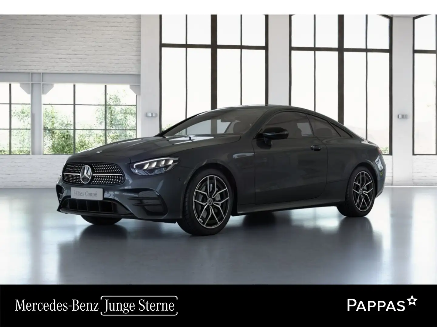 Mercedes-Benz E 350 Coupé Navi PTS Cam Stdhz AUT LED SHZ Grau - 1