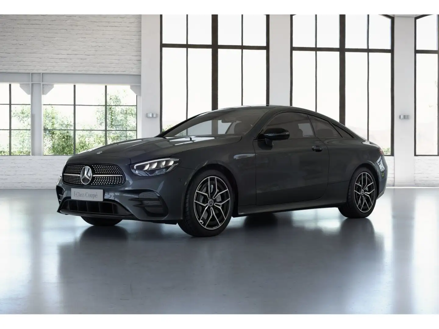 Mercedes-Benz E 350 Coupé Navi PTS Cam Stdhz AUT LED SHZ Grau - 2