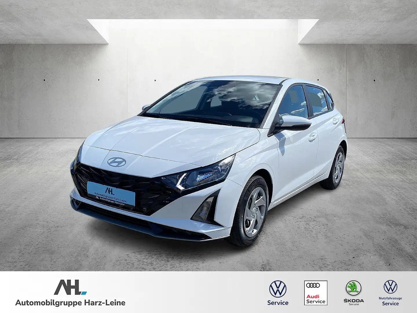 Hyundai i20 1.0 T-GDI "Comfort" 7-DCT/Navi/RFK/SHZ/PDC Blanc - 1