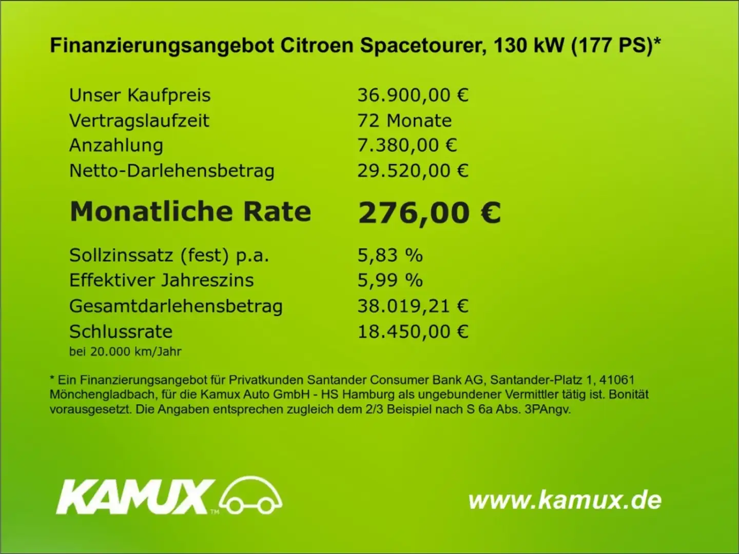 Citroen Spacetourer 2.0BHDi Aut.Plus XL+LED+8-SITZE+PDC Bianco - 1