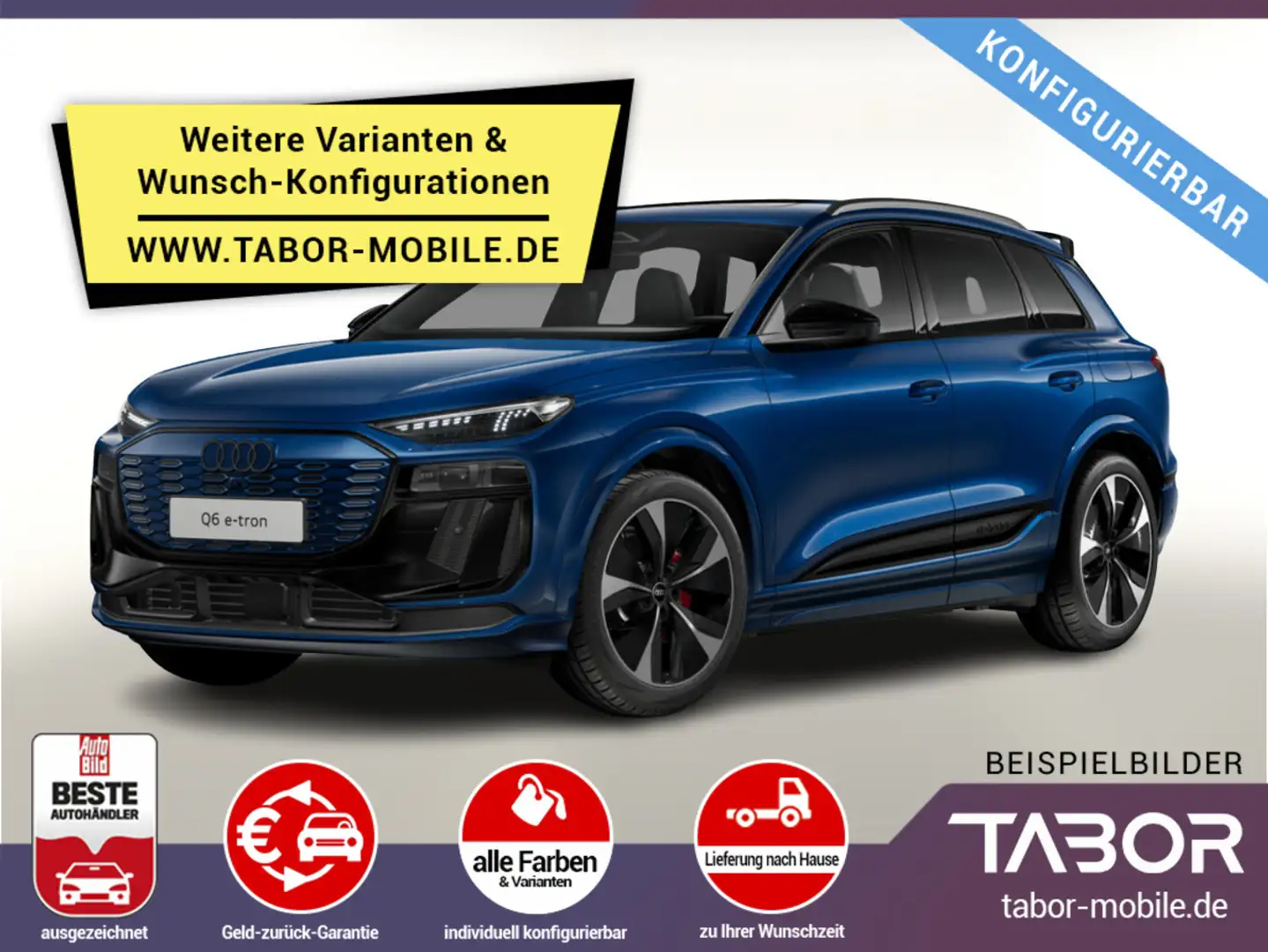 Audi Q6 e-tron 252 LED Nav VirCo+ SHZ PDC Temp 18Z Gri - 1