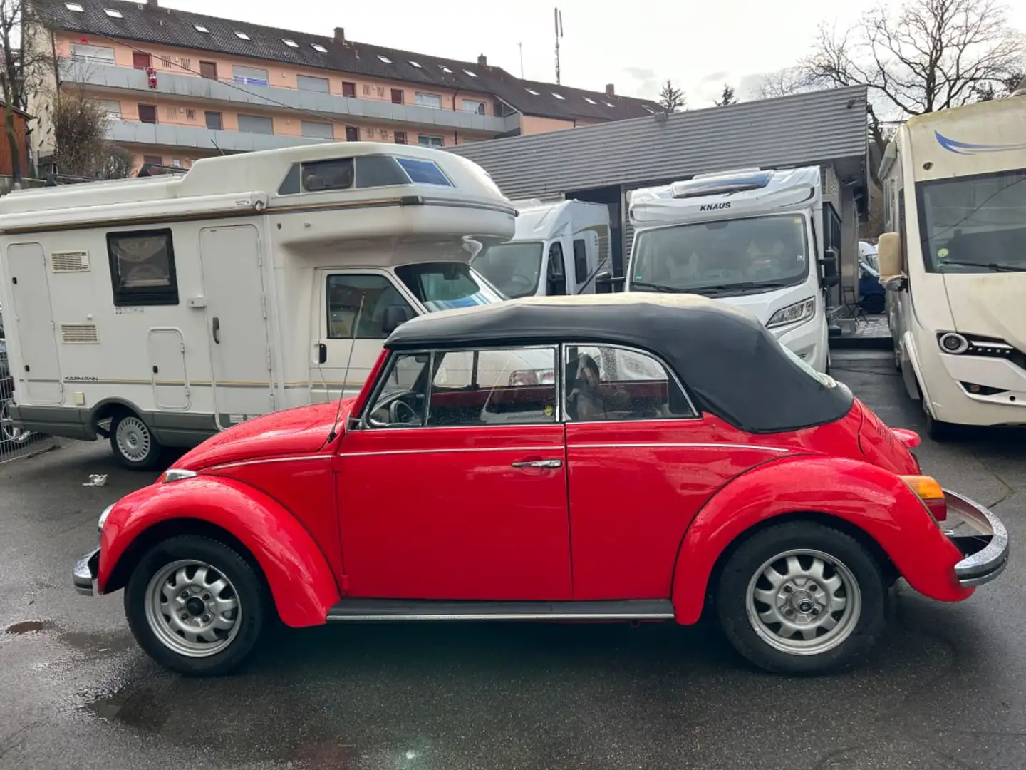 Volkswagen Käfer Cabrio H-Kennzeichen guter Zustand Rot - 2