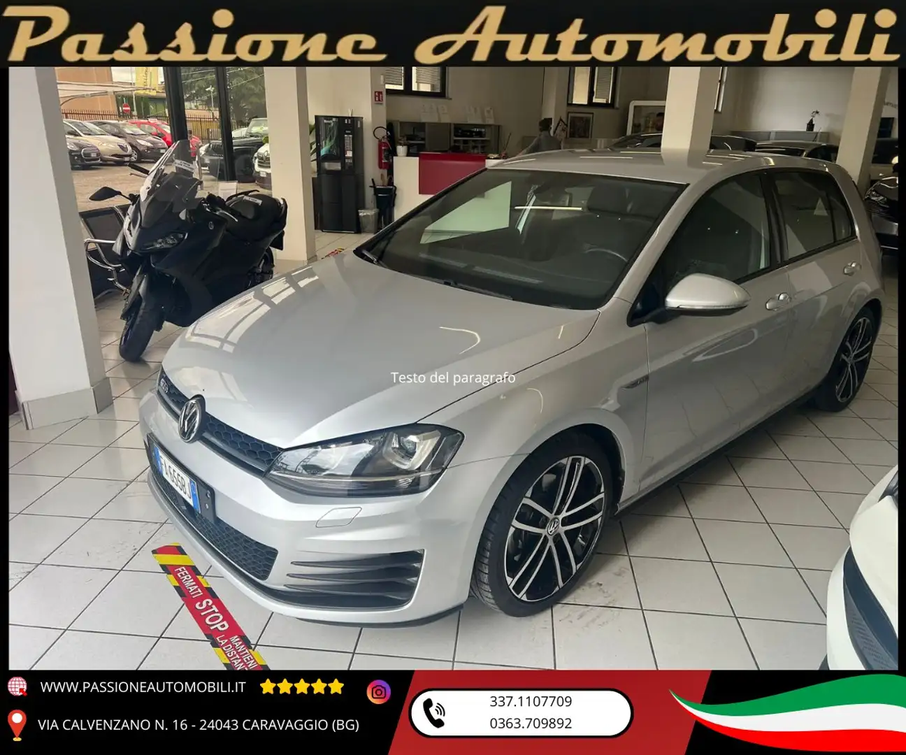 Volkswagen Golf Golf 5p 2.0 TDI - GTD Silber - 1