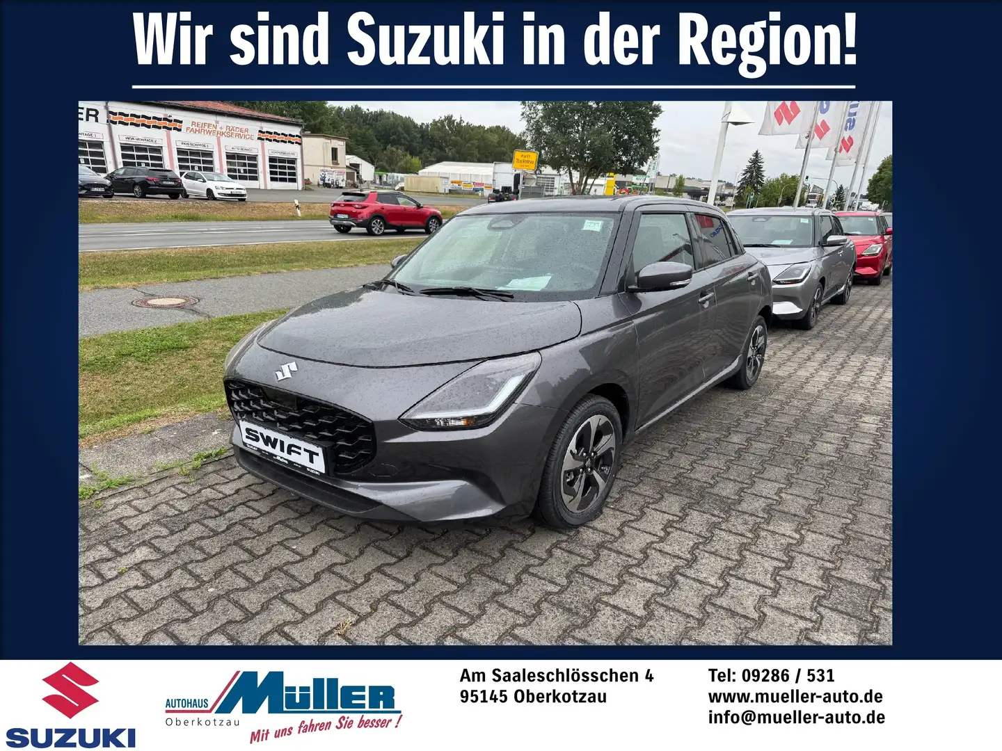 Suzuki Swift Swift 1.2 Hybrid CVT Comfort+ Grau - 1