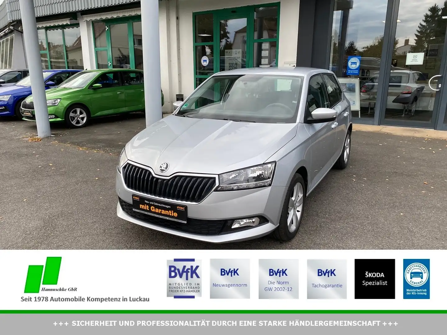Skoda Fabia Fabia III 1.0 MPI Cool Plus Silber - 1