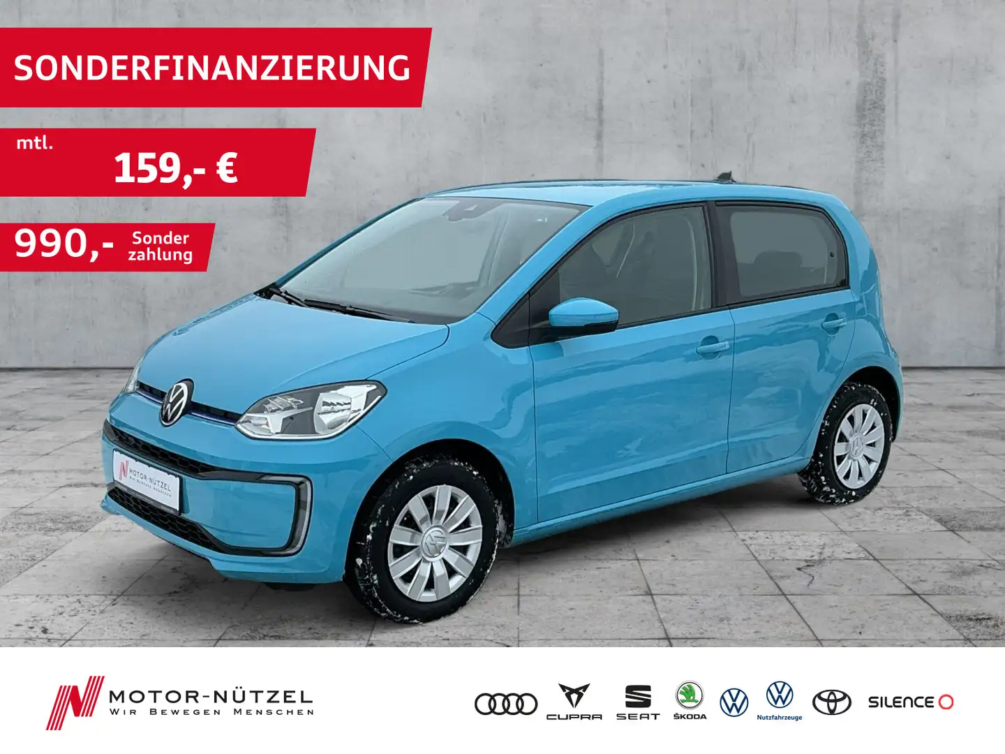 Volkswagen e-up! MOVE up! KLIMA+SHZ+GRA+PDC+RFK+DAB+MFL+BT Blau - 1