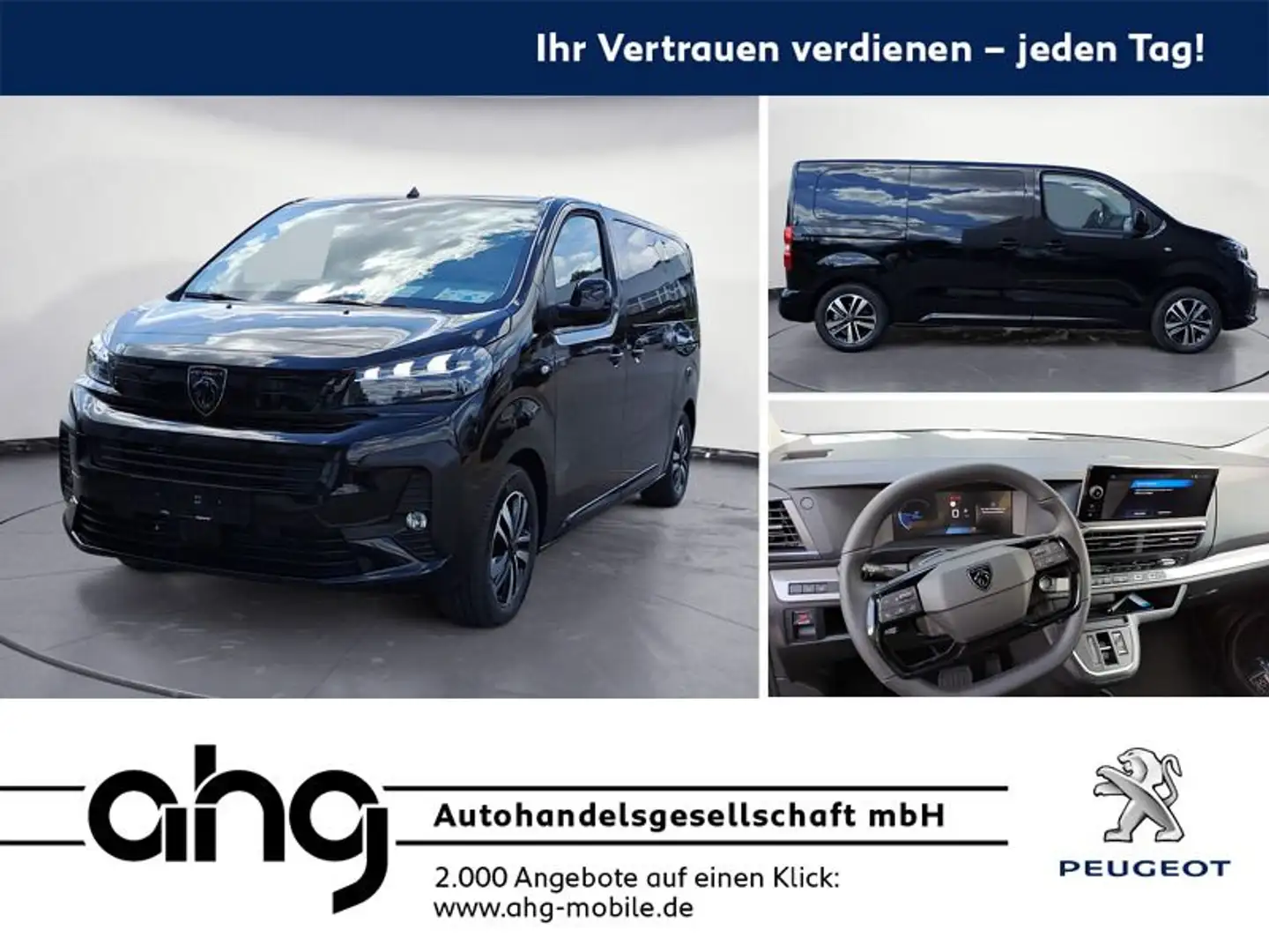 Peugeot Traveller .Allure L2BlueHDI 180EAT8 Design ALLUR Zwart - 1